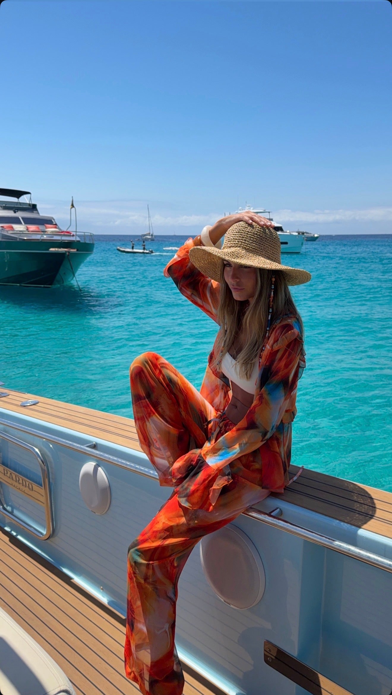 Mar Naranja Shirt Set