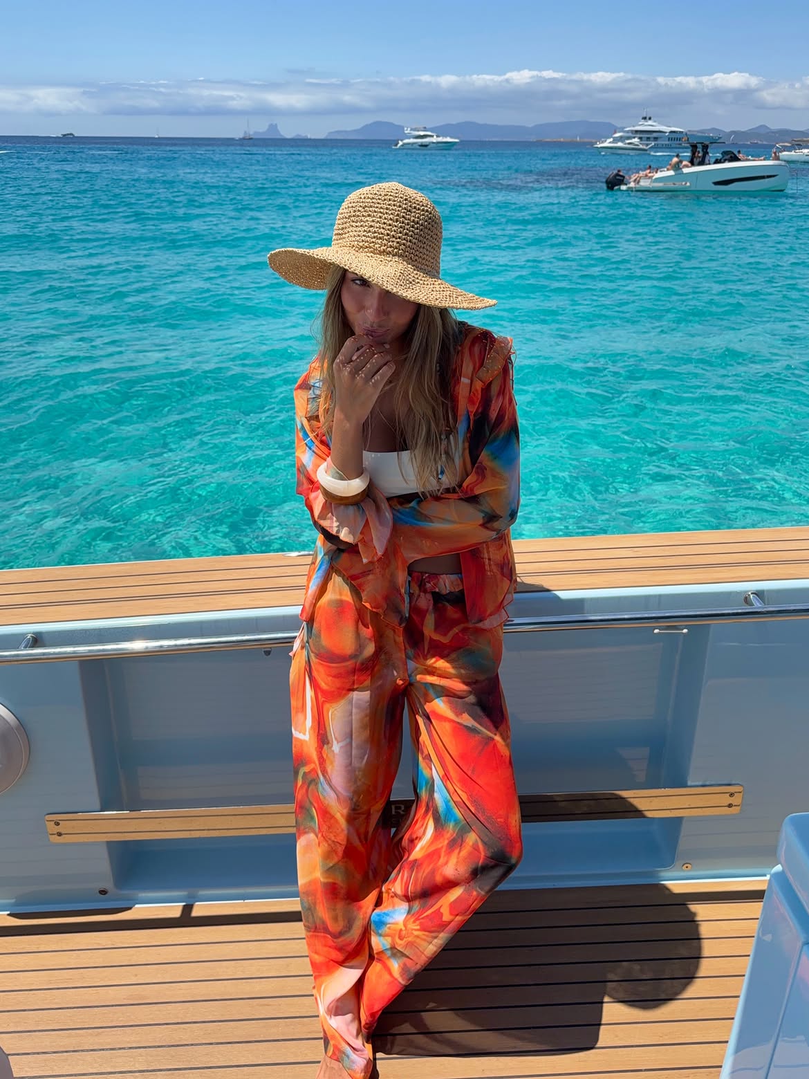 Mar Naranja Shirt Set