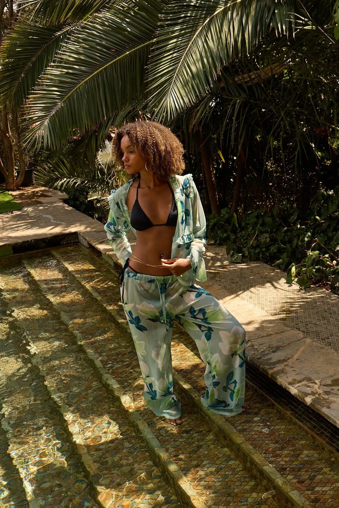 Algue Fleurie Shirt Set DOTTO