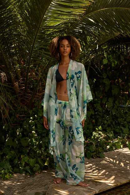 Algue Fleurie Kimono Set