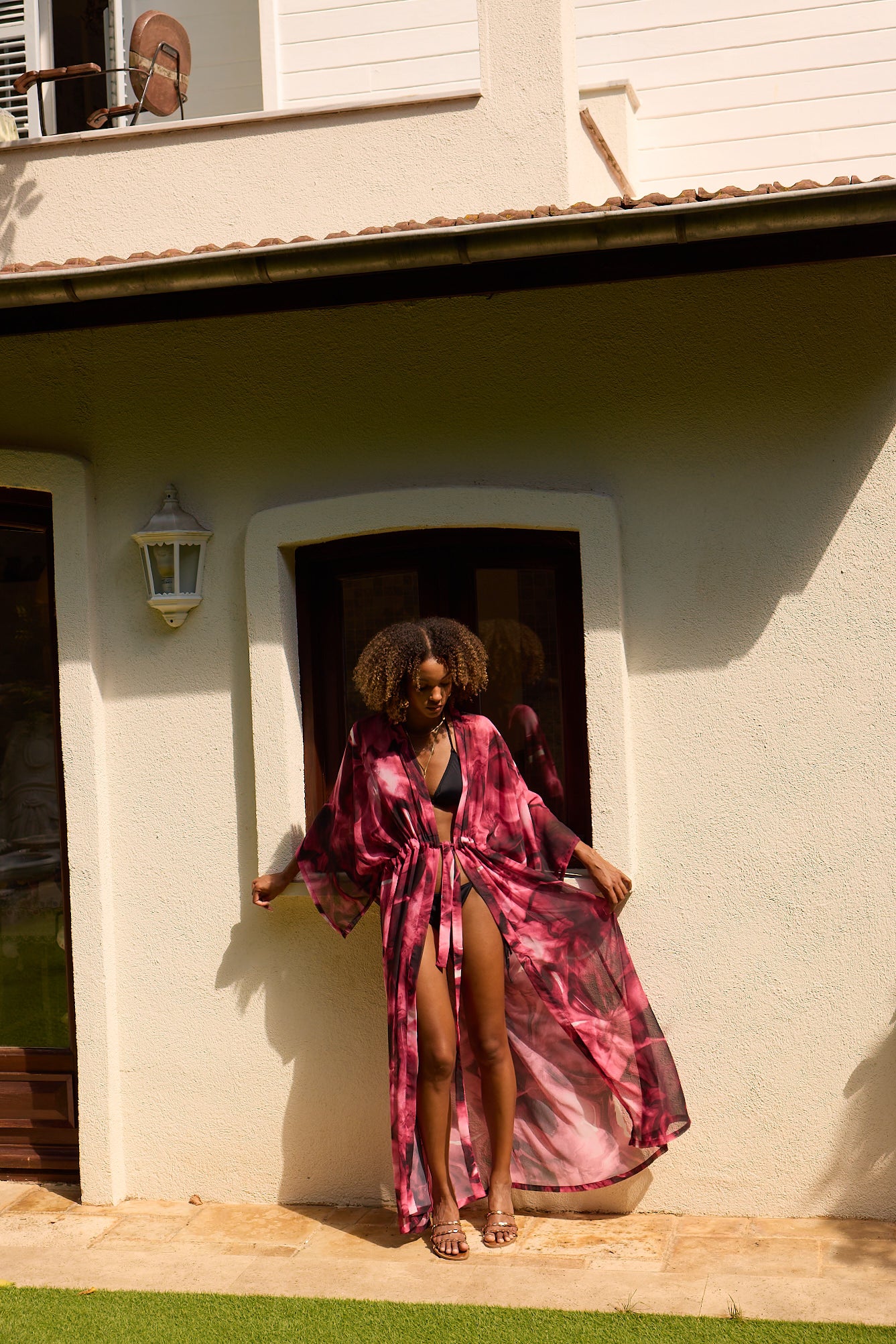 Ondes Roses Kimono