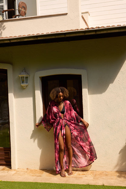 Ondes Roses Kimono