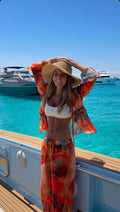 Mar Naranja Shirt Set