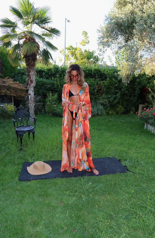 Mar Naranja Kimono