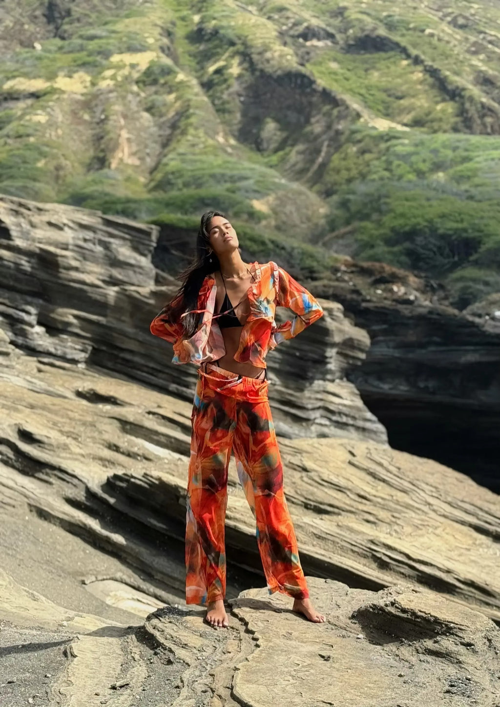 Mar Naranja Shirt Set DOTTO