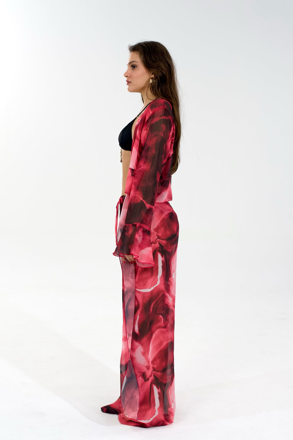 Ondes Roses Cross Set