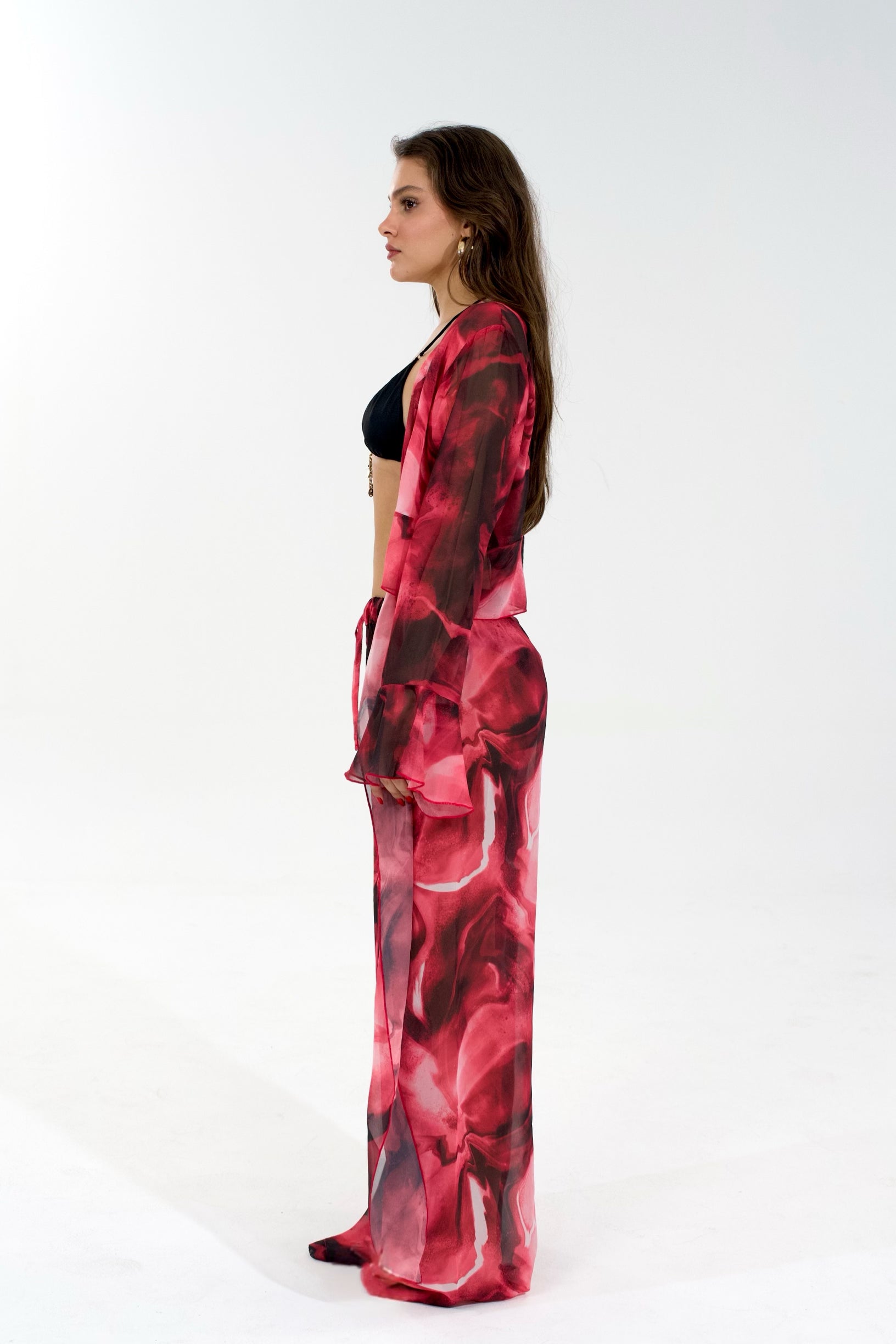 Ondes Roses Cross Set