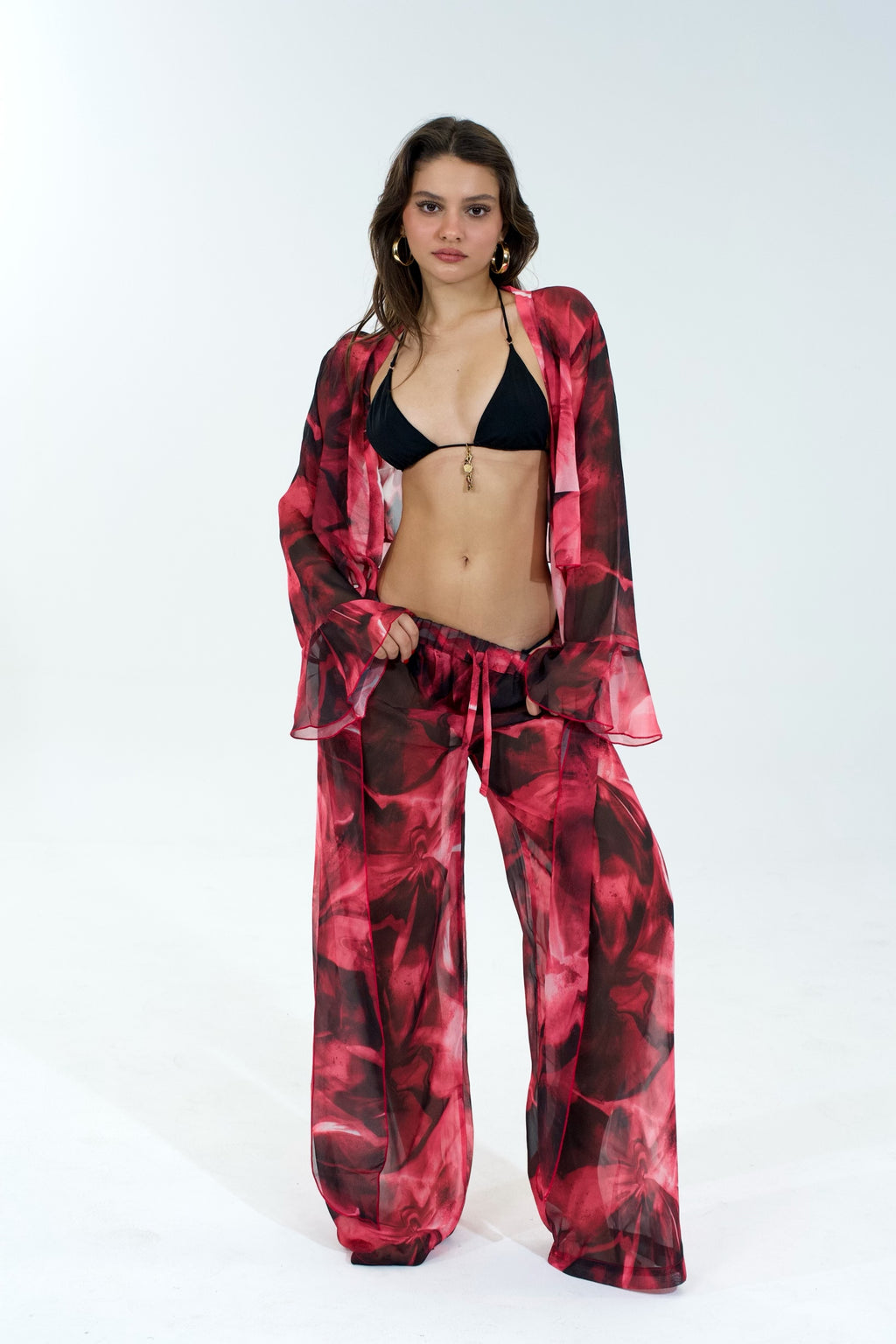 Ondes Roses Cross Set