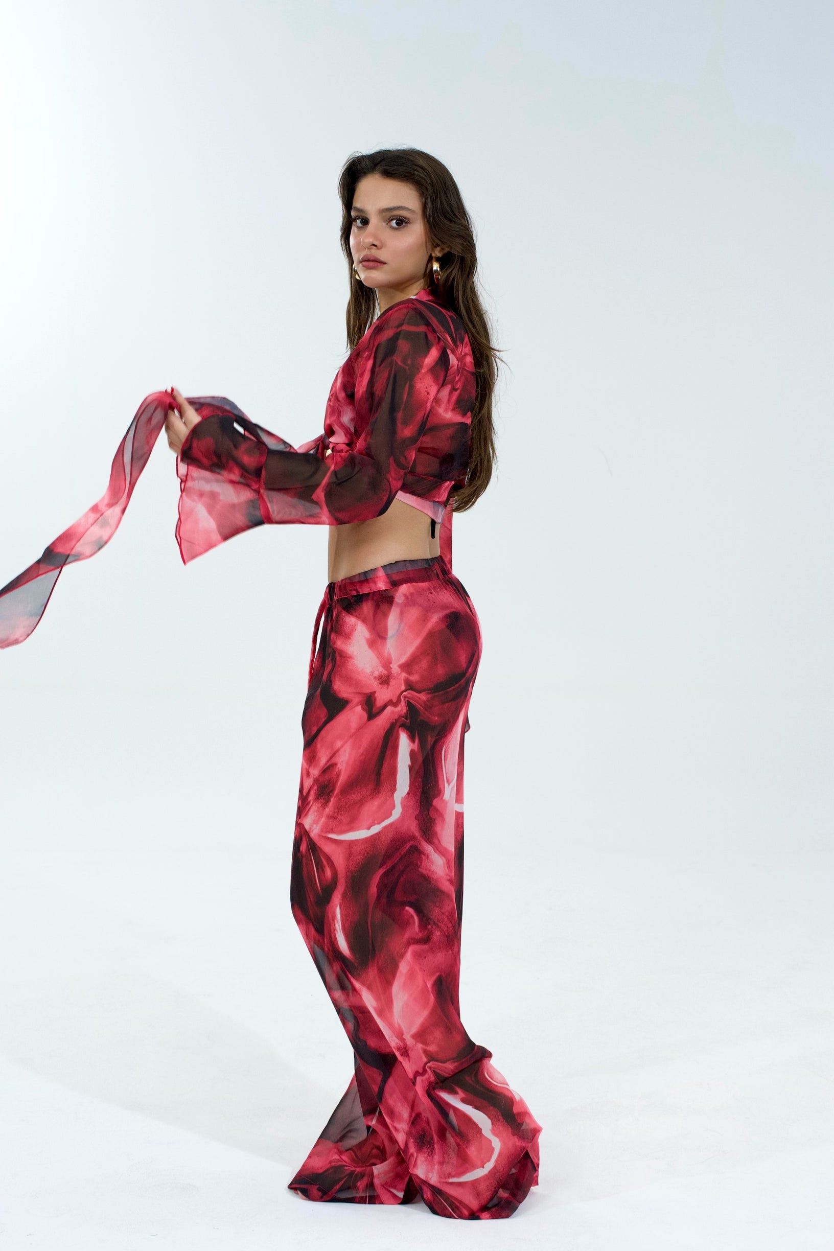 Ondes Roses Cross Set