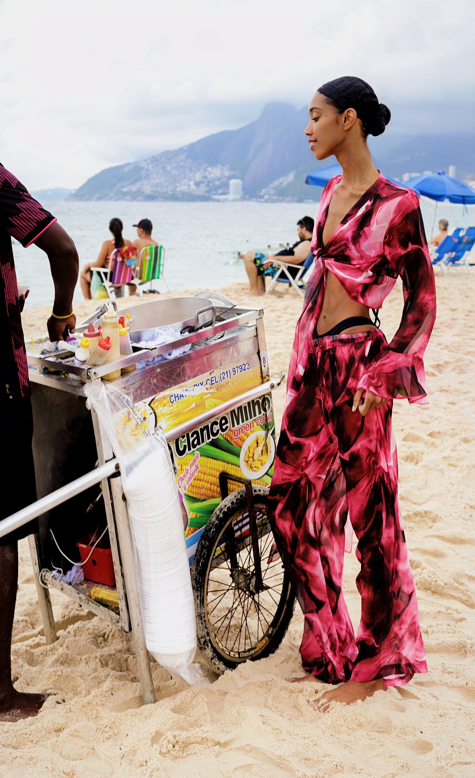 Ondes Roses Cross Set