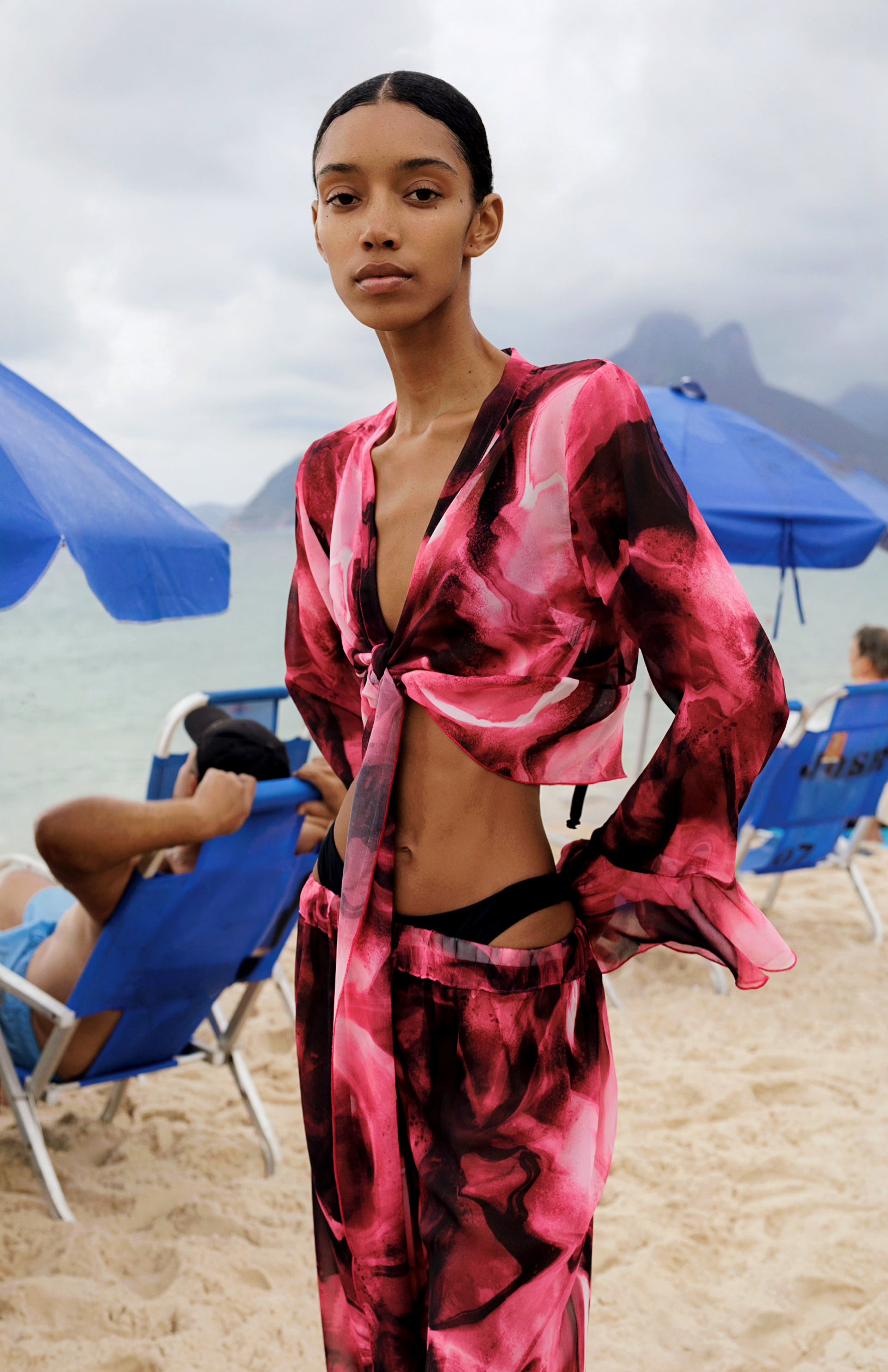 Ondes Roses Cross Set